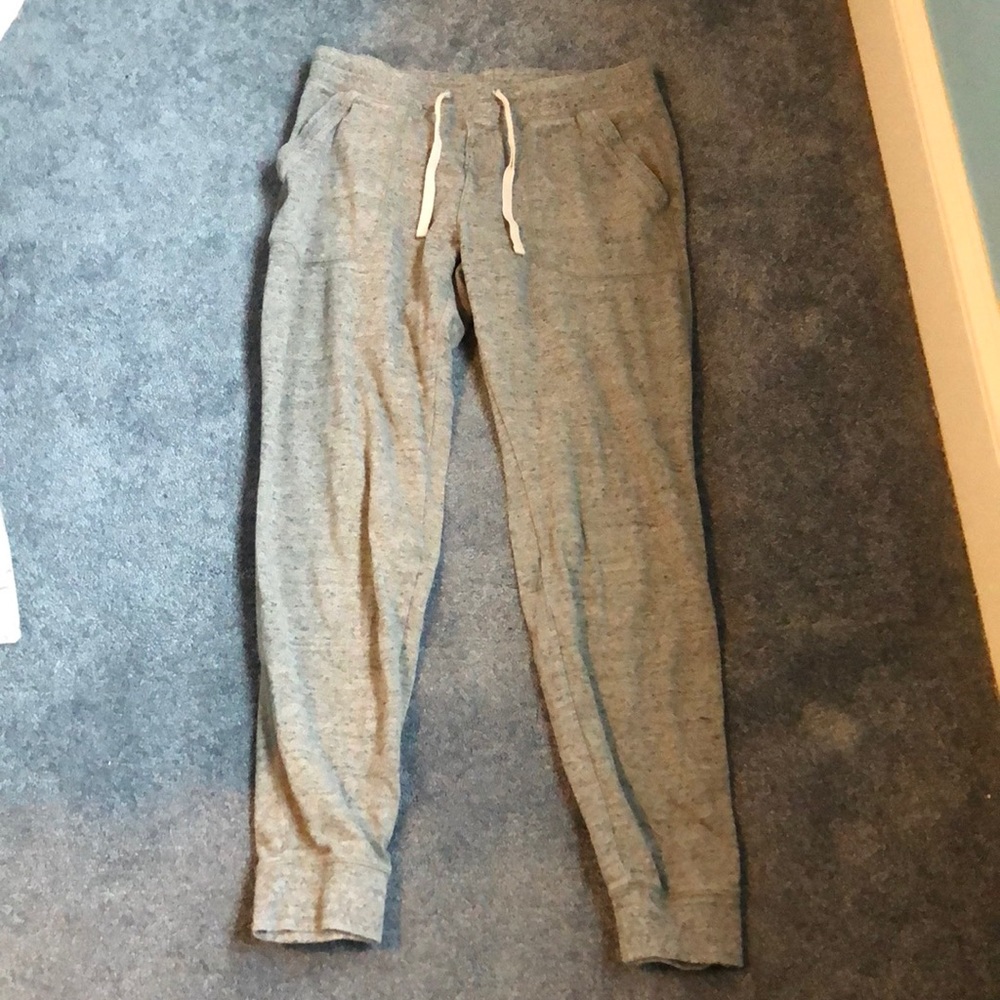 gray joggers